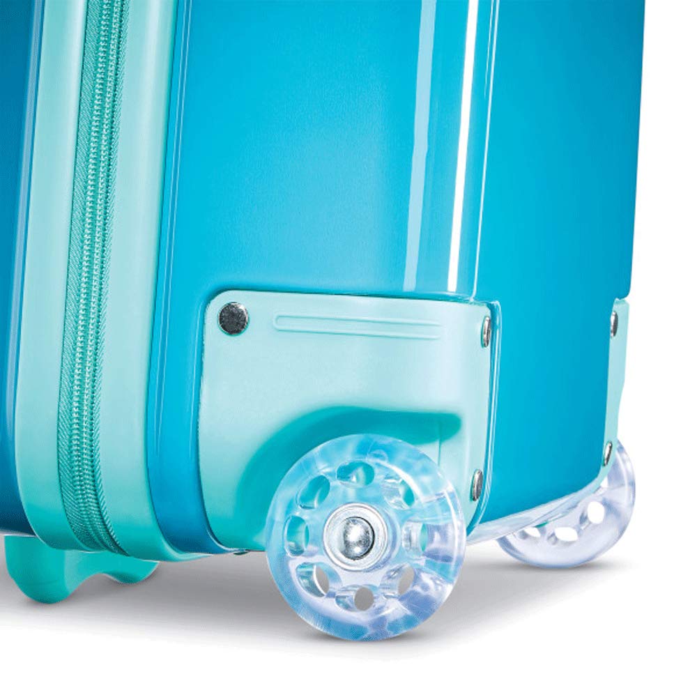 High Sierra Teddy Buddy 2 Piece Luggage Set with Wheels on Hard Rolling Suitcase & Carry