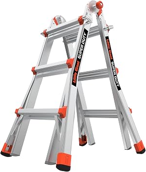 Little Giant 10401 375-Pound Duty Rating Multi-Use Ladder, 13-Foot