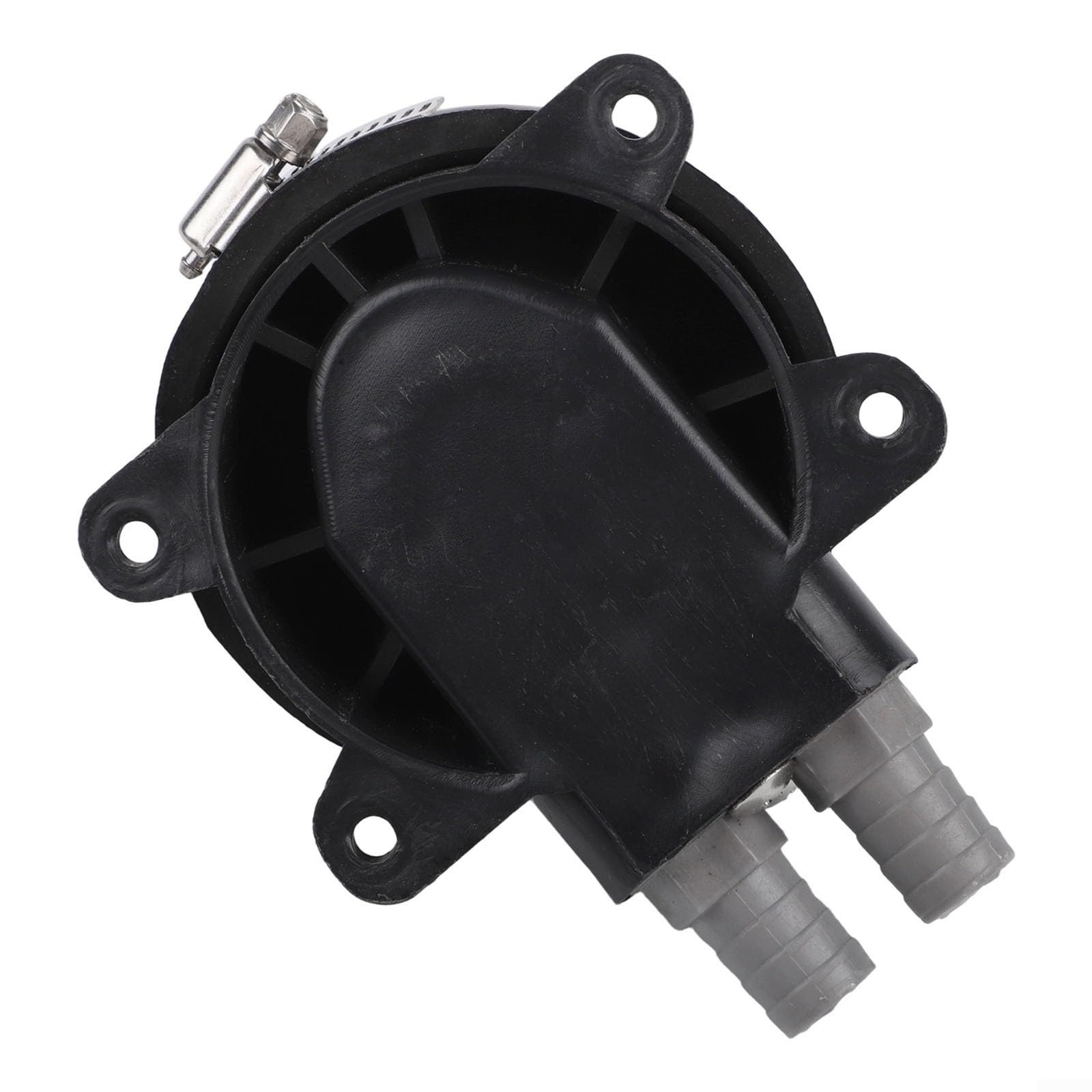 Pompa a pedale per lavelli camper e yacht – 2,2 GPM pompa dell'acqua manuale con attacco per tubo da 1/2", struttura in plastica stampata, colore nero