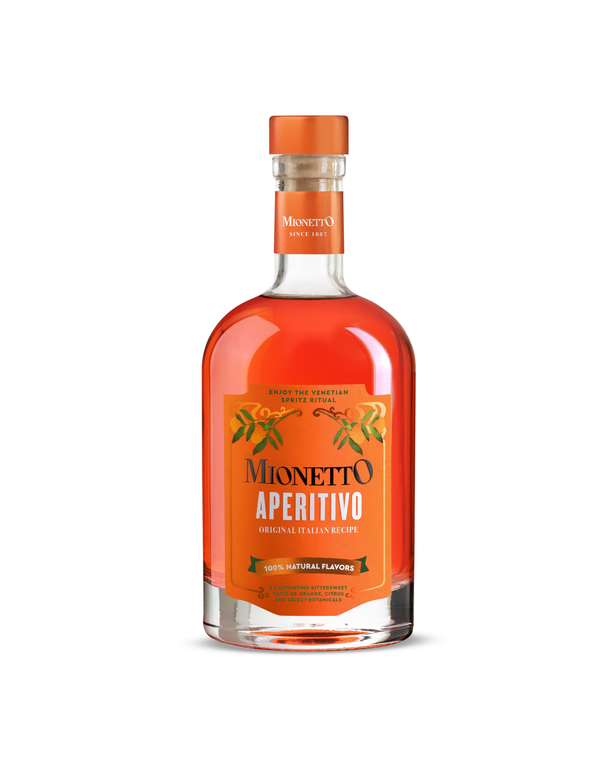 Mionetto Aperitivo, 11 vol.%, mitreißender bittersüßer Geschmack nach Orange, Citrus und ausgewählten Botanicals