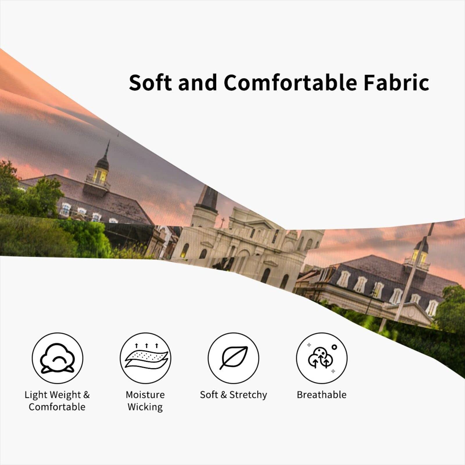 Arricraft Fascia Per Capelli Quadrata In Cotone 56x56 Cm – Stampa Conigli E Fiori Selvatici – Multiuso Unisex