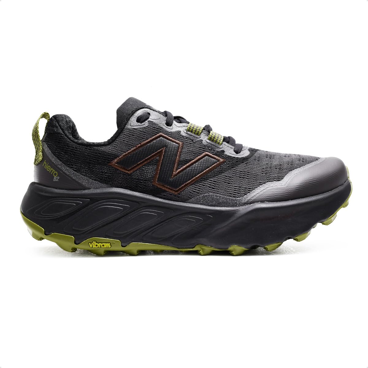 New Balance Herren Fresh Foam X Hierro V9, Faded Black/Pumpernickel, 9.5 X-Wide