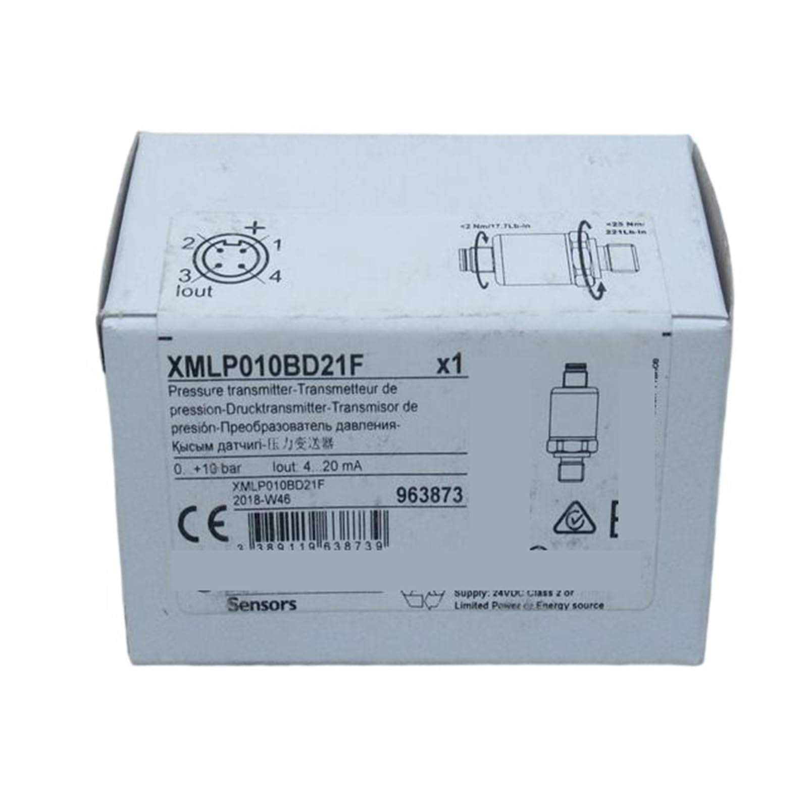 MXXDMOPD Pressure Switch Sensor XMLP010BD21F Transmitter Applications