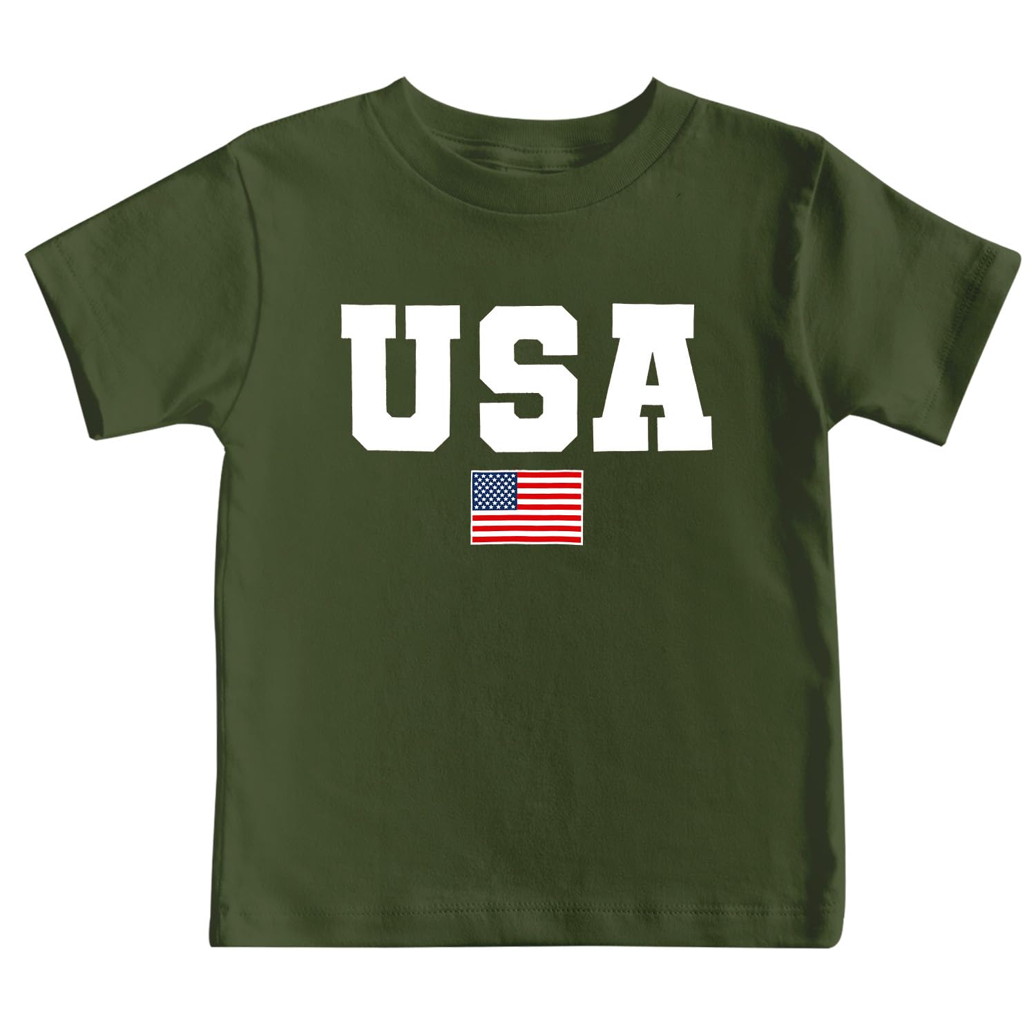 4th of July Shirts Toddler Boys Girls American Flag USA T-Shirt Kids Patriotic Tee Tops