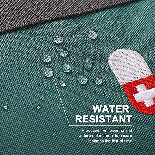 First Aid Bag Empty Small Medical Kit Pouch Travel Emergency Pouch Lightweight Medicine Storage Bag Multifunctional Layered for Emergency Home Office Car Outdoors Boat Camping Hiking - Image 5