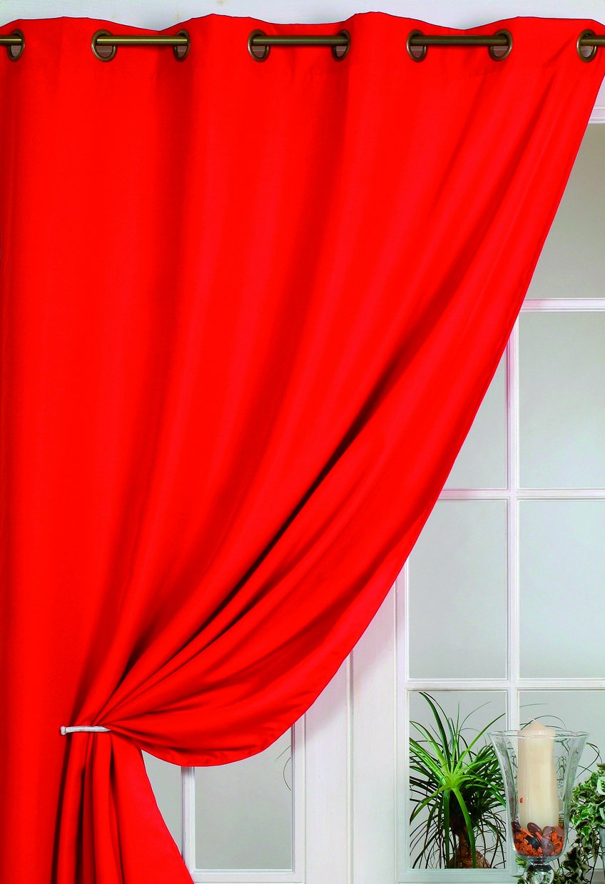 Homemaison Rojo Home Maison 86453-4 - Cortina, Color