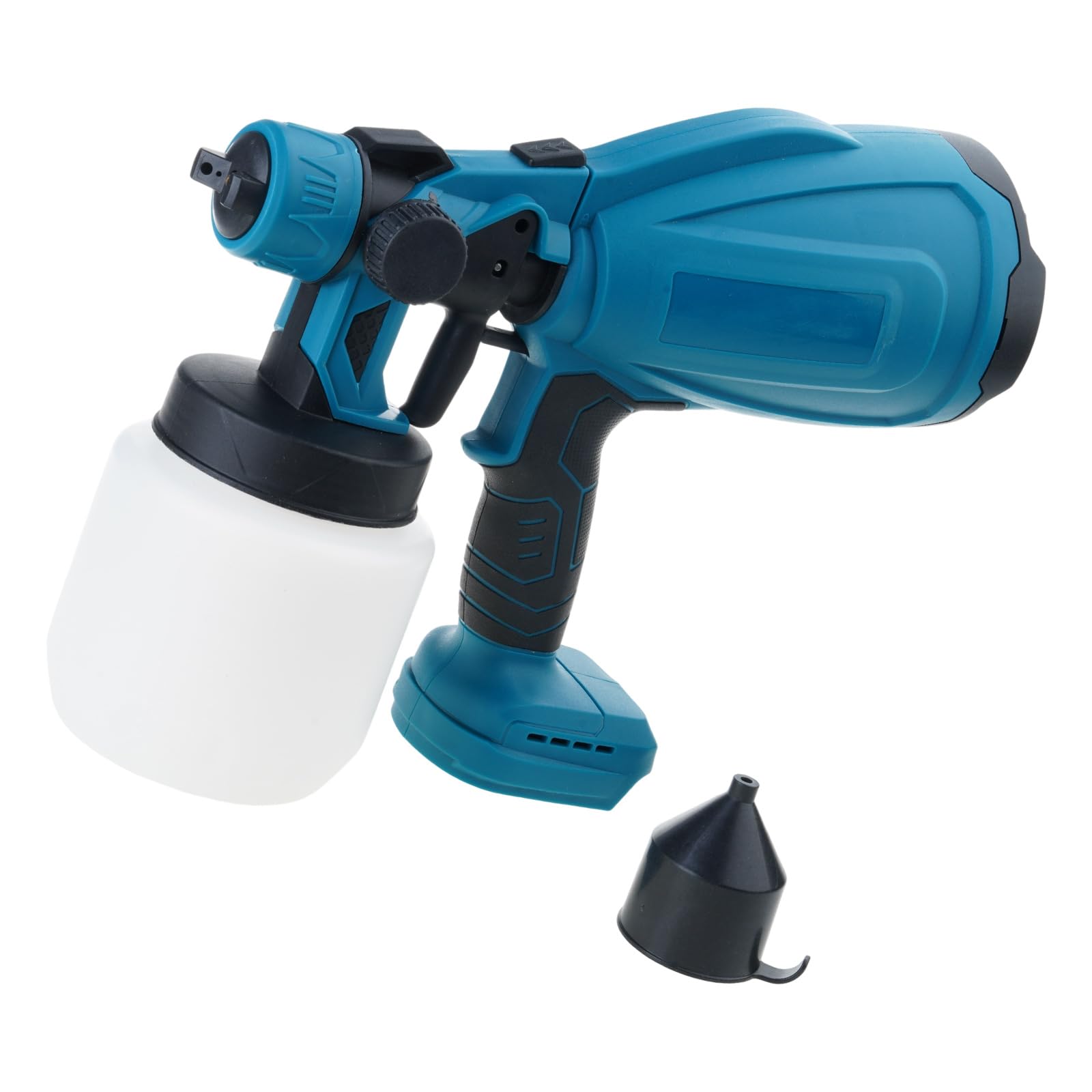 Msioytog Battery Powered Paint, 800Ml Capacity, 4 Sprayer Nozzles For Craft Projects And Home Improvement Cordless Paint Sprayer