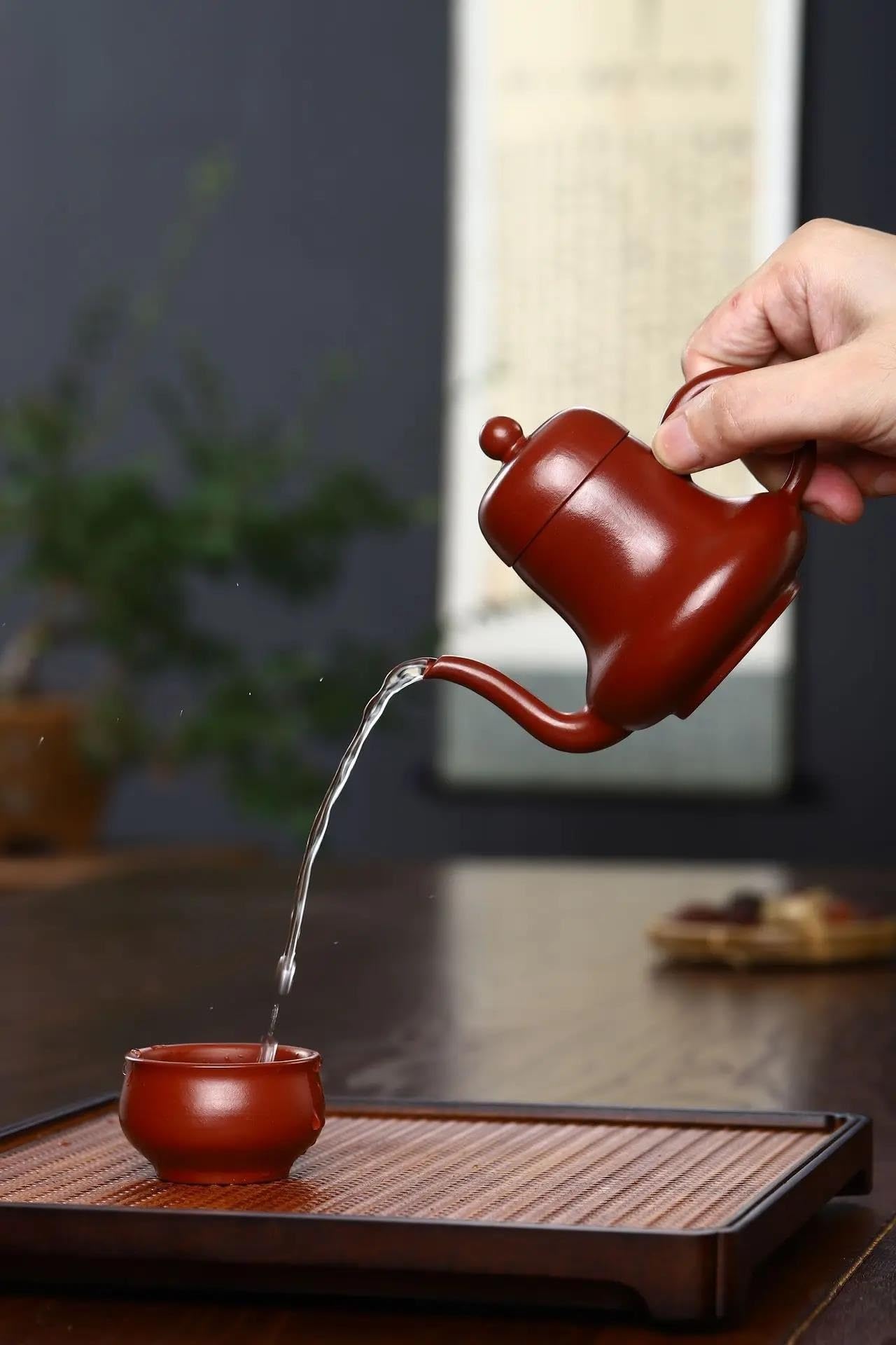 Teeservice Für Erwachsene 130ML Ton Teekanne Senior Handwerker Handgemachte Raw Erz Kleine Kapazität Wasserkocher Tee Set Kung Fu Zisha Oolong Teegeschirr Teekanne Teeservice