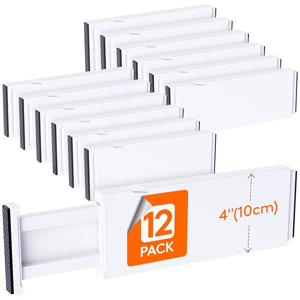 Amazon.com: Lifewit 12 Pack Drawer Dividers 4
