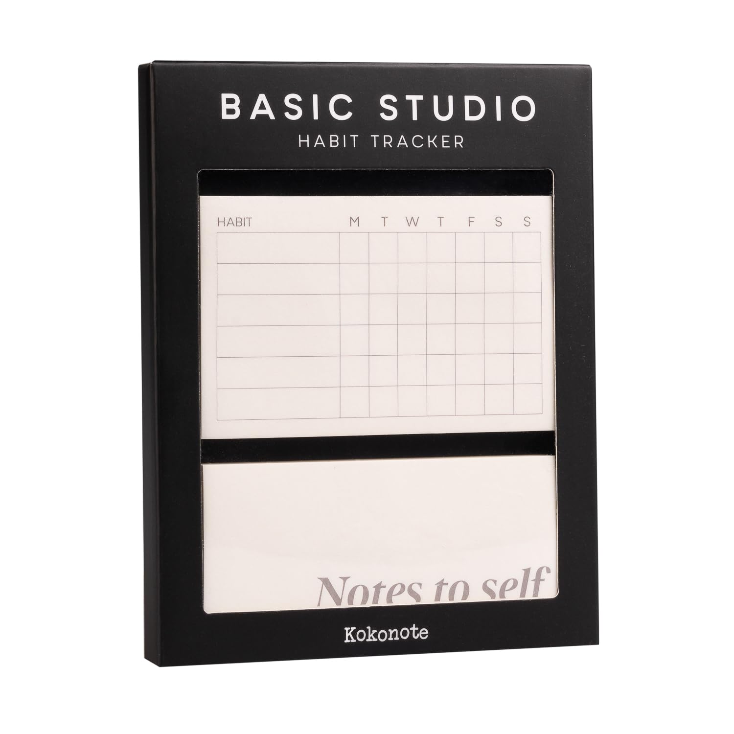 Kokonote Sticky Notes - Habit Tracker, 8,5 x 5,5 cm/8,5 x 3,5 cm - Image 2
