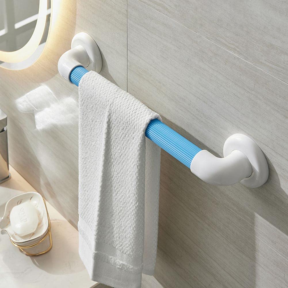 asidero de ducha, 2 barras de agarre for baño, barra de agarre de PVC antideslizante acanalada, pasamanos montados en la pared, manijas de seguridad, barra de toalla for niños, maternidad, ancianos di
