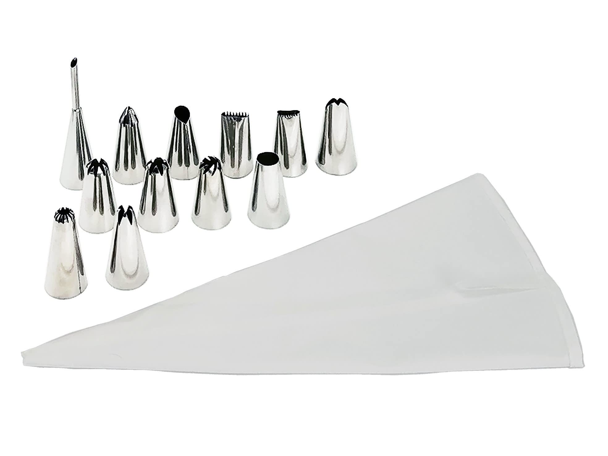 NewlineNY Cakes Tarts Dessert Decorating Icing Tips Set -13 Patterns tip set