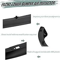 Vista 5 de HECASA Valancia deflectora de aire para parachoques inferior Compatible con Dodge RAM 2002-2008 1500/2003-2009 2500 3500 Reemplazo para CH1090125