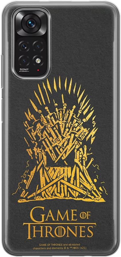 ERT GROUP Mobile Phone Case for Xiaomi Redmi Note 11S 4G / Redmi Note 11 4G Original and Officially Licensed Game of Thrones Pattern 007 Perfectly Adapted to The Shape of The Mobile Phone, TPU Case