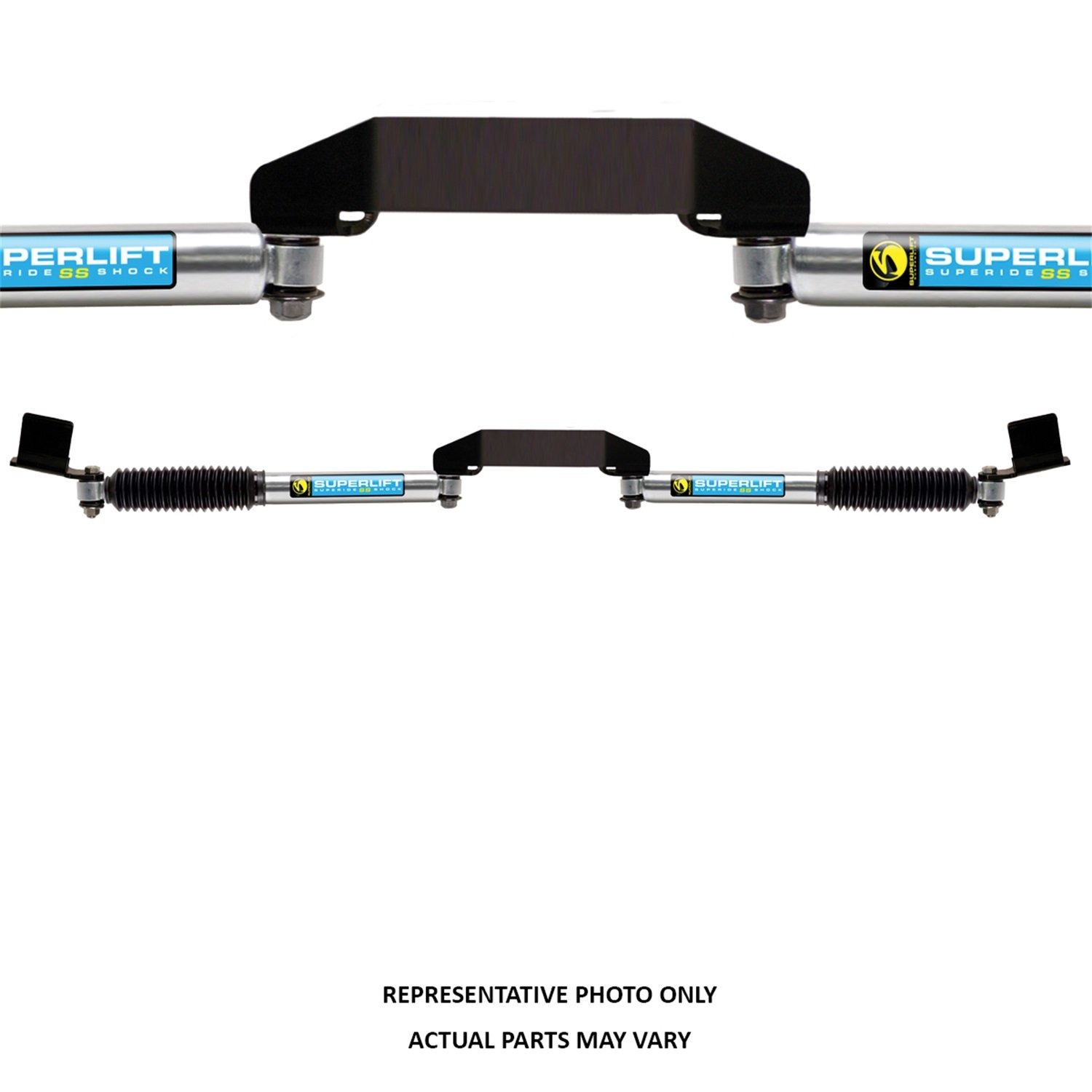 Superlift Suspension92710|Dual Steering Stabilizer Kit - SR SS by Bilstein (Gas) - 1999-2004 Ford F-250/350 and Excursion 4WD