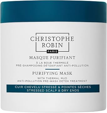 Christophe Robin Purifying Pre-Shampoo Mud Mask with Thermal Mud 250ml