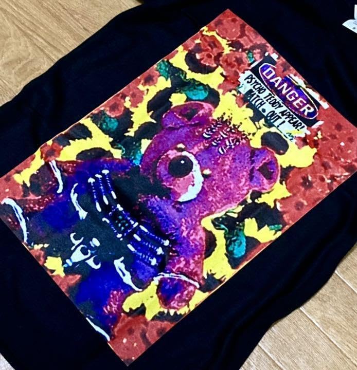 新品未使用未開封⭐️HIDEサイコベアーTシャツ　オレンジSSサイズ　XJAPAN 新品未使用未開封⭐️HIDEサイコベアーTシャツ オレンジSSサイズ