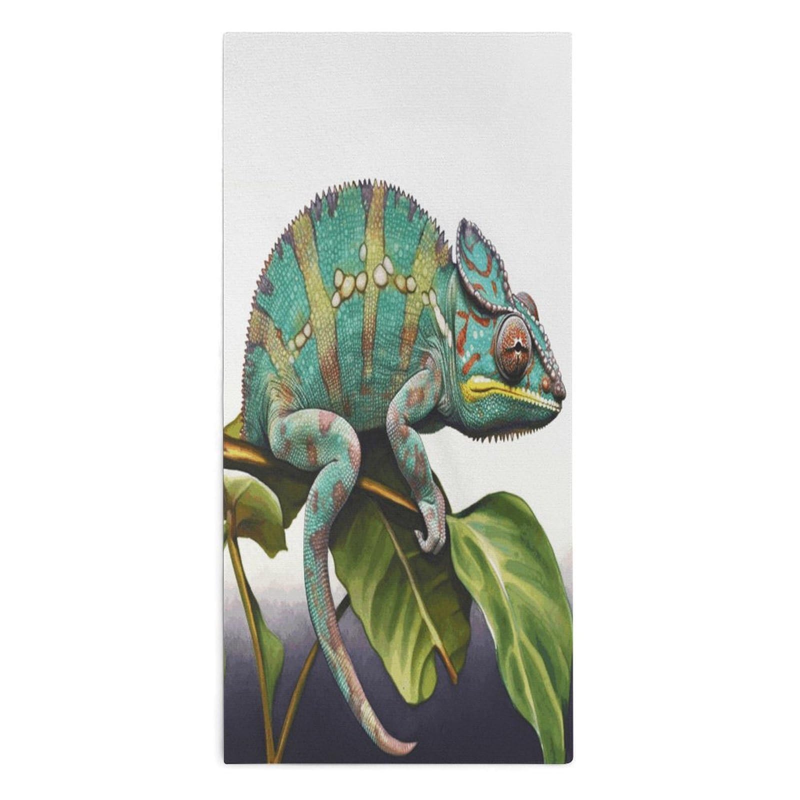 VstaDank Chameleon Towel Quick Dry Absorbent Towels for Beach Thin Soft Lightweight Travel Bath Towel Sand Free Super Microfiber Face Towels for Sport Bath Adults