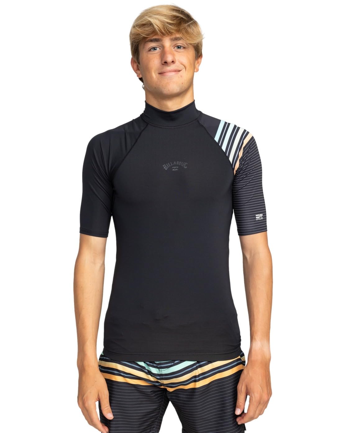 Billabong Kontrast - Kamizelka Rash UPF 50 z krótkim rękawem dla mężczyzn