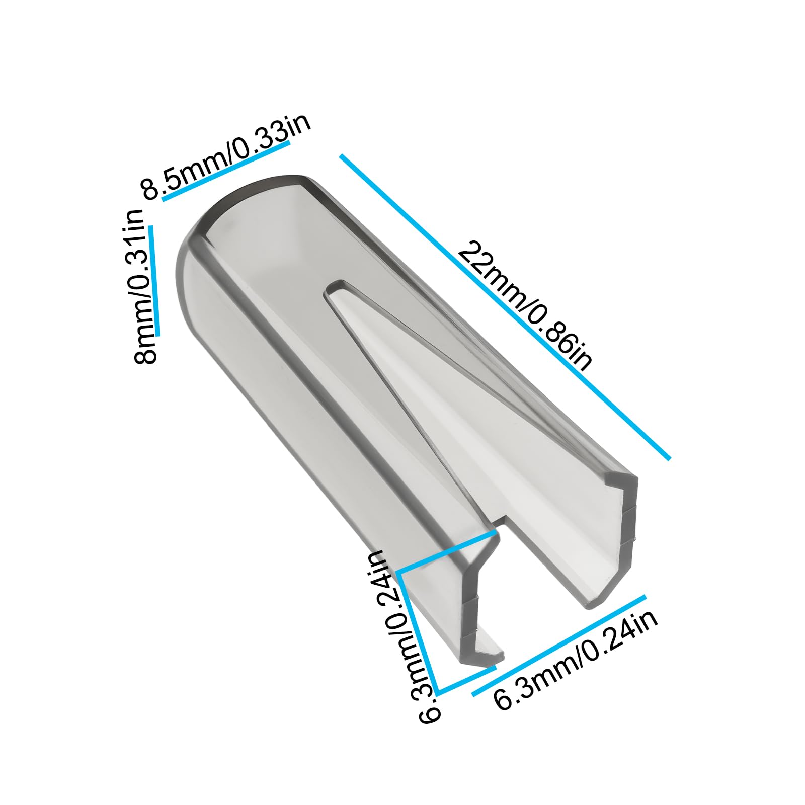 Lot De 2 Coques De Protection Transparentes Pour Stylet Ortofon Concorde / OM / OMB - Protège Votre Tête De Lecture