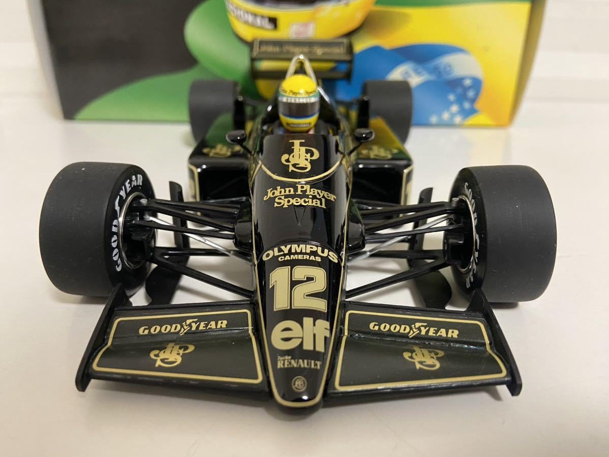 Amazon | ミニチャンプス アイルトン セナ 1/18 ロータス ルノー 97T 