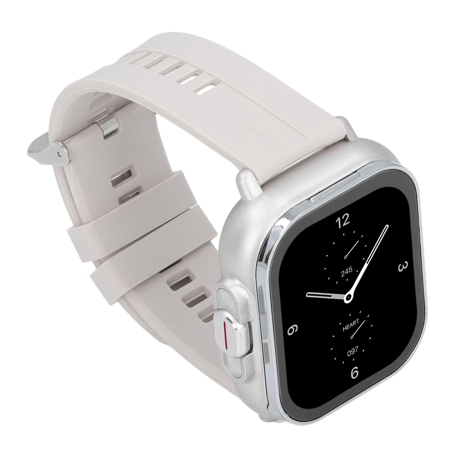 Cocoarm Montre Intelligente 2 en 1 avec écouteurs Bluetooth, NFC (Silver