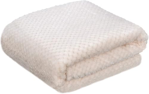 Miniatura 387 de Manta o manta mullida para bebé niña o niño, suave cálido y acogedor polar coral para bebé, bebé o recién nacido, manta de recepción para cuna, Blue