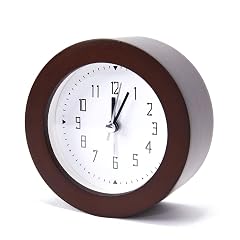 Wooden Analog Alarm Clock Silent Non Ticking Desk Clock Battery Operated Table Clock with Wooden Analog Alarm Clock Silent Non Ticking Desk Clock Battery Operated Table Clock with product