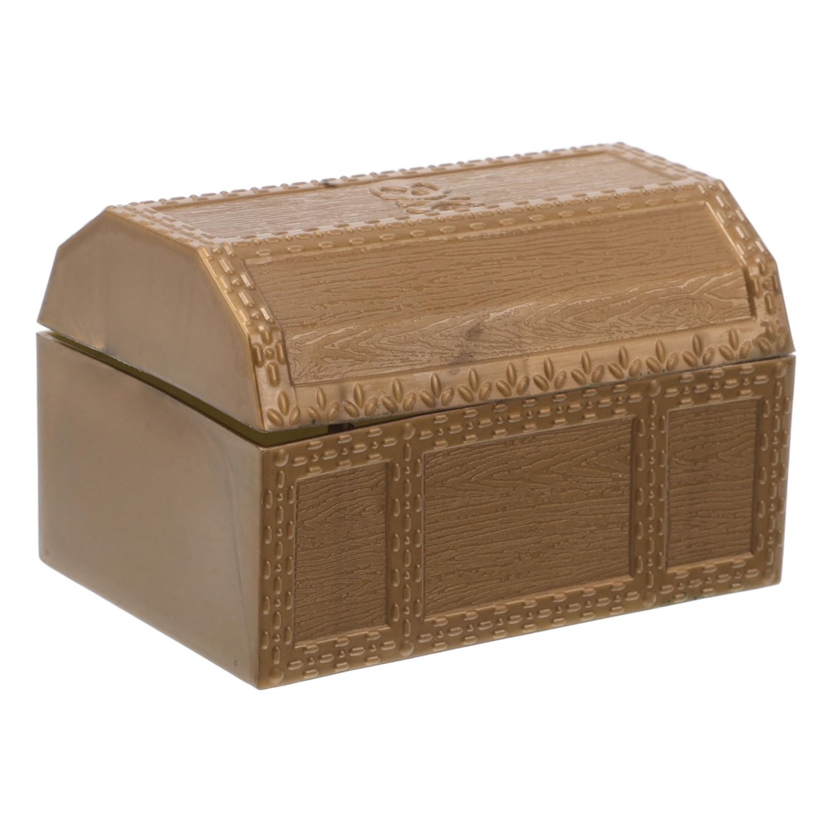 Milisten Boy Girl Pirate Treasure Chest Toy Box Vintage Style Plastic Storage Organizer for Classroom Parties and Favors Multiuse Safe Storage for Toys and Candy