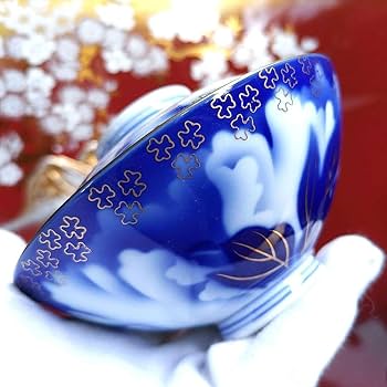 深川製磁　牡丹金ミル酒器揃木箱入　睦碗ご飯茶碗　夫婦茶碗組湯呑み　定価10万以上 Amazon.co.jp: 深川製磁 牡丹金ミル酒器揃木箱入 睦碗ご飯茶碗