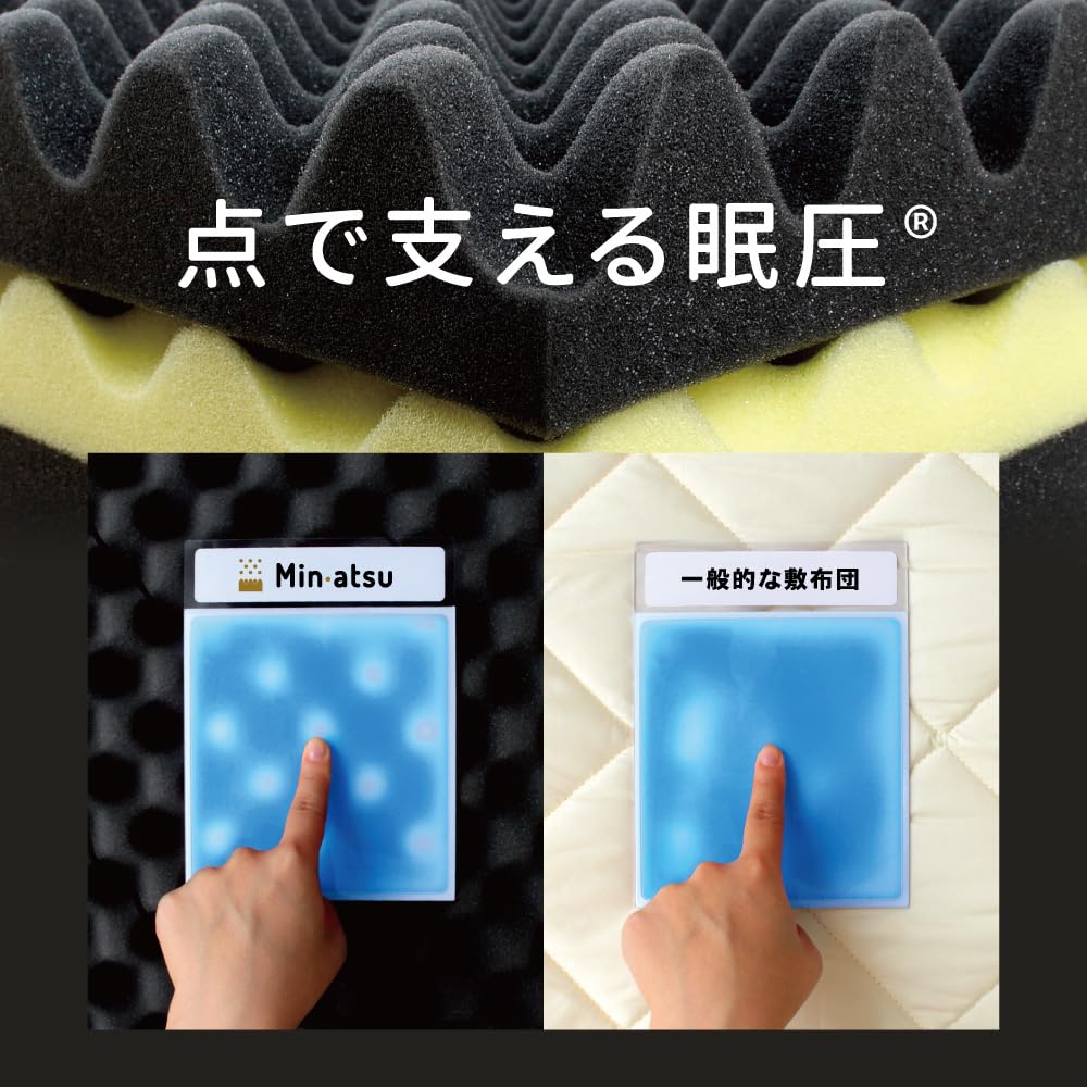 Amazon｜マットレス Min・atsu 眠圧 Luxury ラグジュアリー S シングル