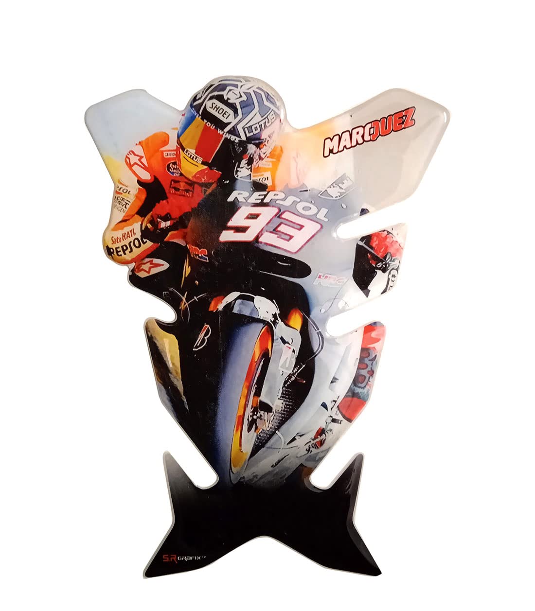 AutoMopix marquze 93 Customize Vinyl Tank Pad Sticker