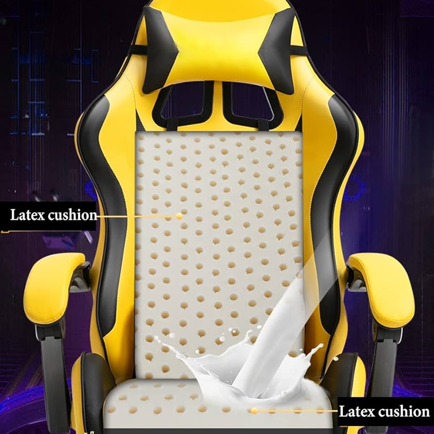 Amazon.com: GIZNXBA Gaming Chair with Footrest Ergonomic