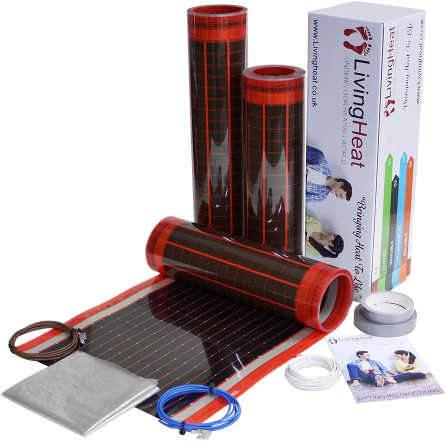 Living Heat 2.5m2 Underfloor Heating Kit For Under Laminate, Wood & Carpet Floor