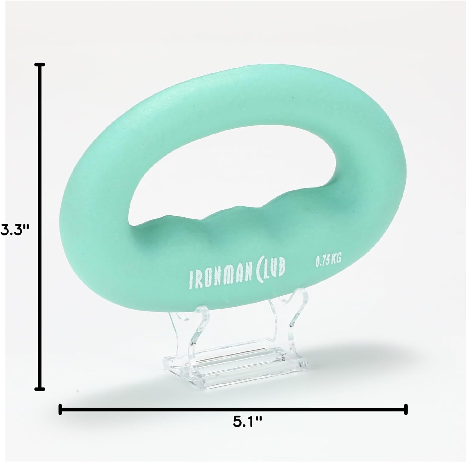 IRONMAN CLUB Jogging Dumbbell, 1.1 lbs (0.5 kg), 1.6 lbs (0.75 kg), 2.2 lbs (1 kg)