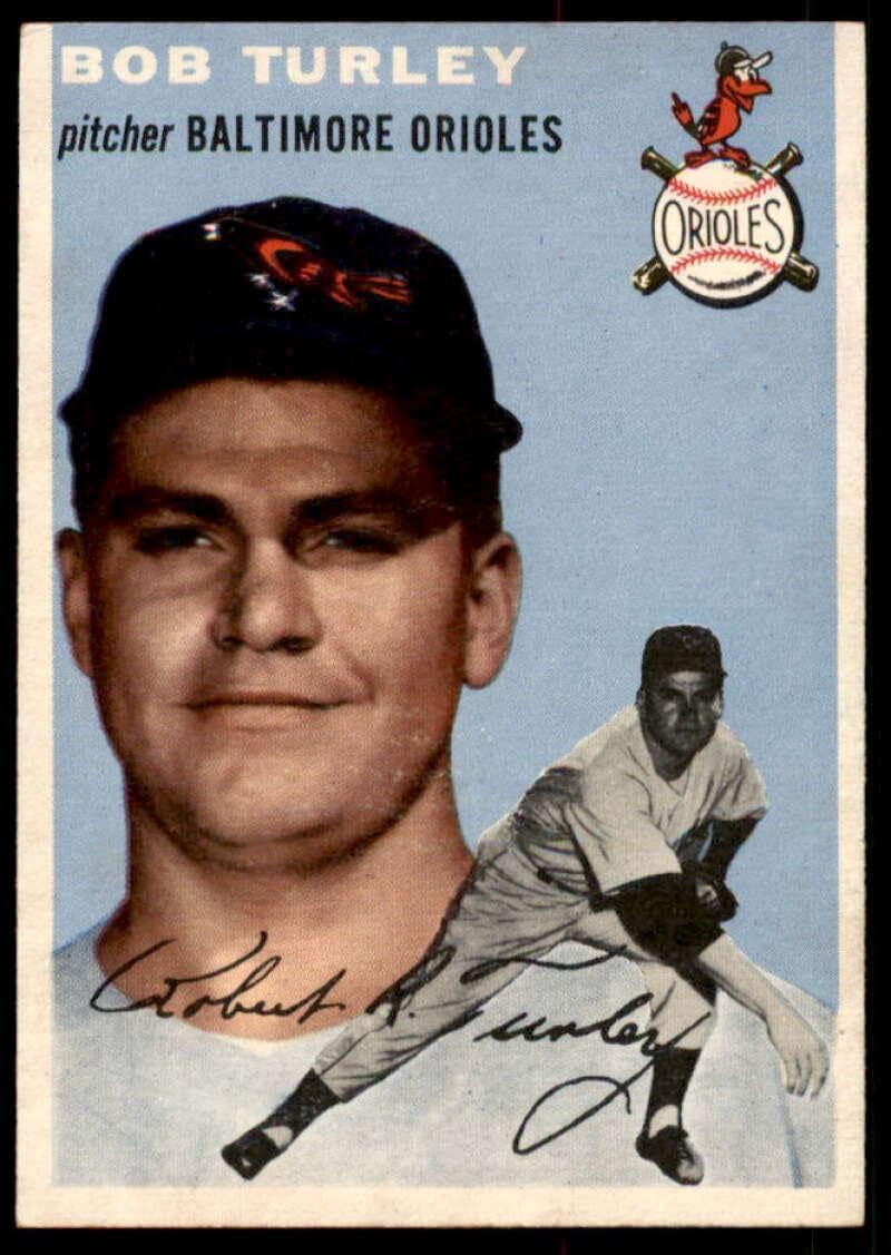 Bob Turley Rookie Card 1954 Topps #85 - Baseball Slabbed Rookie Cards