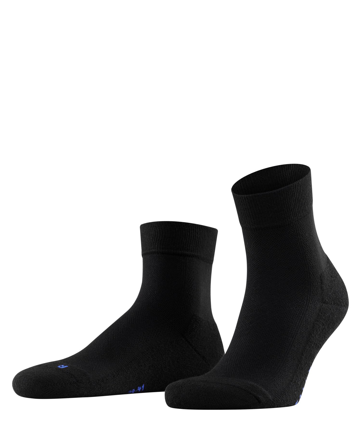 FALKE Unisex Cool Kick U Sso Soft Breathable Quick Drying Plain 1 Pair Socks, Black 3000, 9.5-10.5