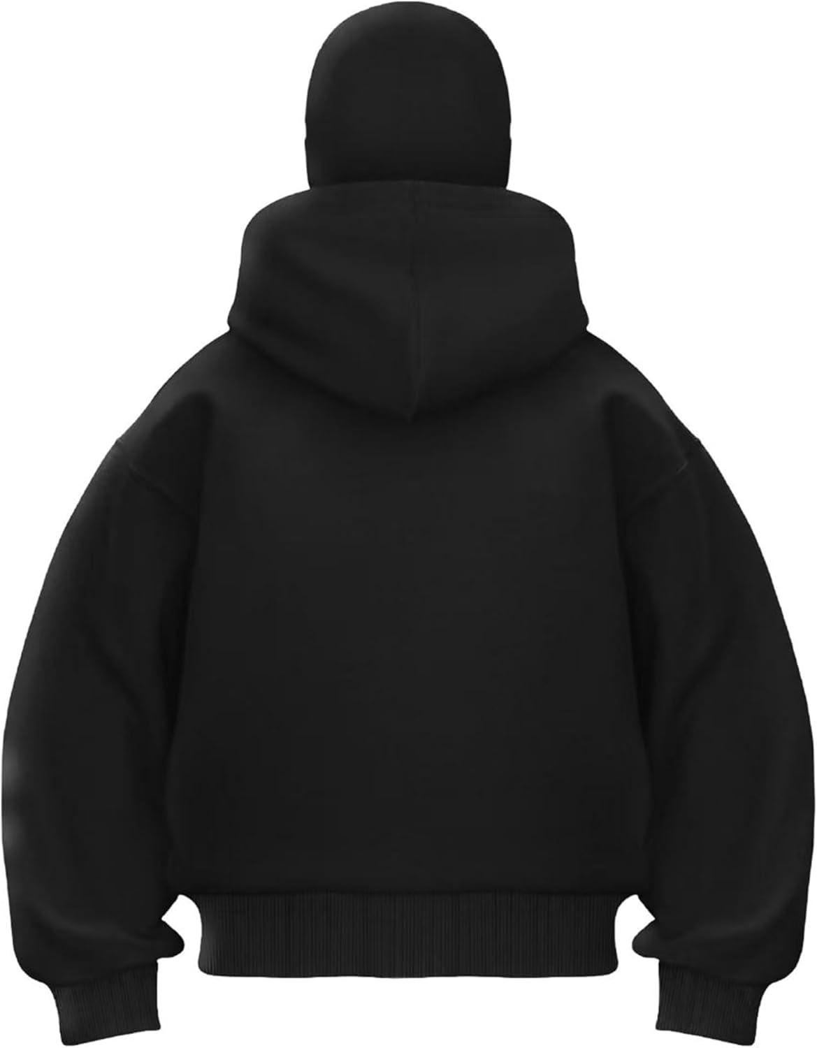 Men's Balaclava Hoodie Winter Double Layer Hooded Jamaica Ubuy
