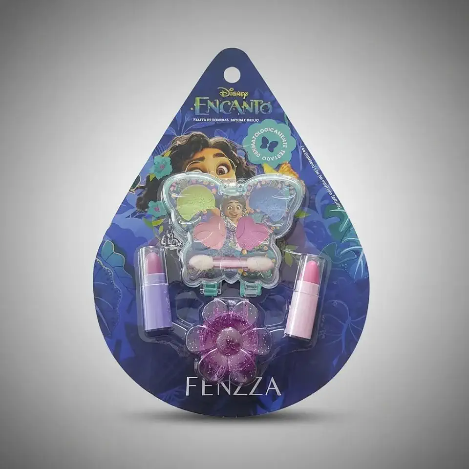 Kit Maquiagem Infantil Teen Encanto - Presente Menina, Temático e Lavável