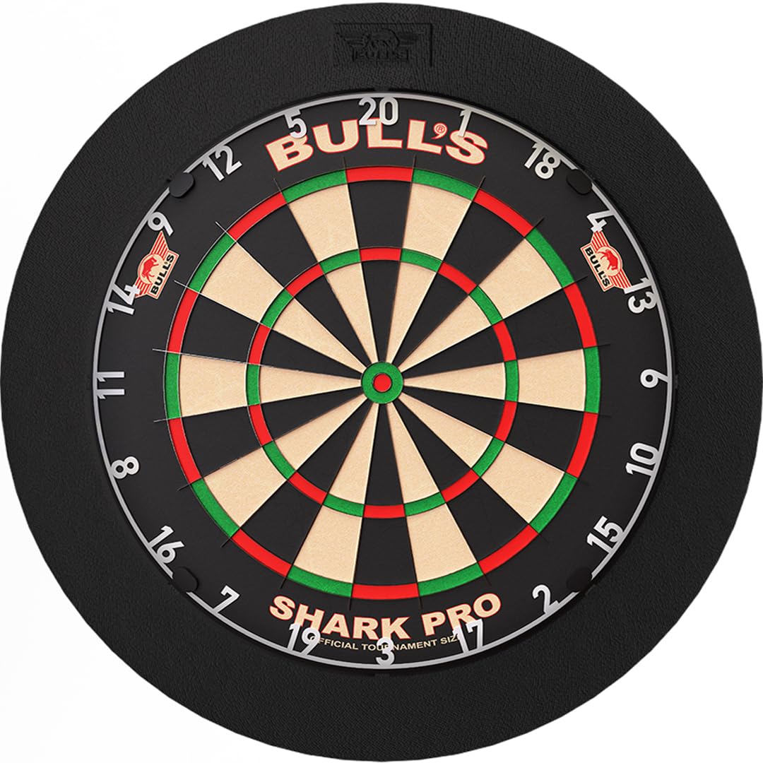 Bull's EP Surround Cible de fléchettes monobloc 60 x 59 x 4,5 cm Ajustement universel, durable et facile à installer, idéal pour les professionnels et les débutants