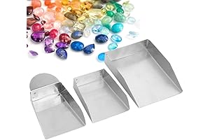 Zyyini 3pcs Jewelry Shovel Set for Bead Scooping