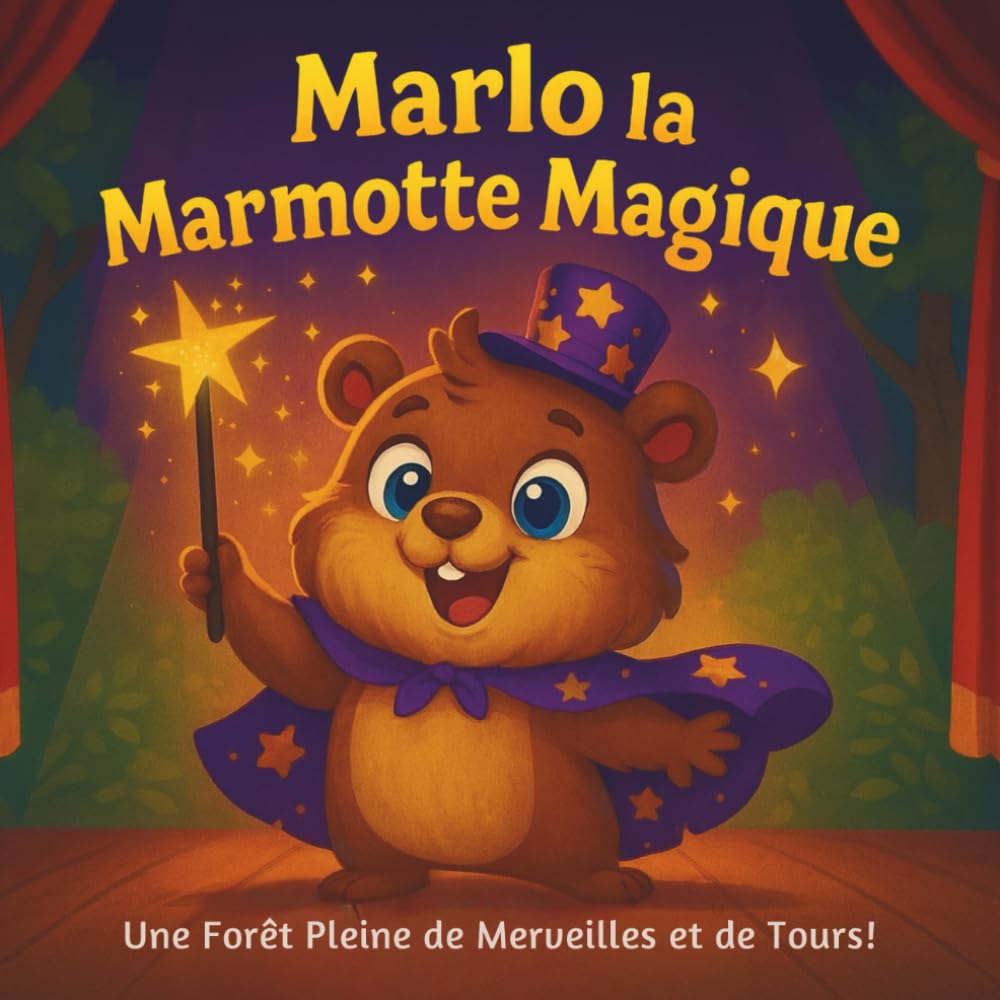 Marlo la Marmotte Magique: Livres d'histoires pour enfants | Une forêt pleine de merveilles et de tours ! | Aventure | Magie | Animaux | Pour les ... 8,5 x 8,5 (Children's Storybooks in French)