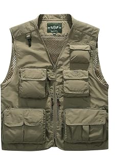 Alloaone Military Tactical Mesh Vest Men Breathable Photographer Shooting Multi Pockets Vest Tourism Waistcoat