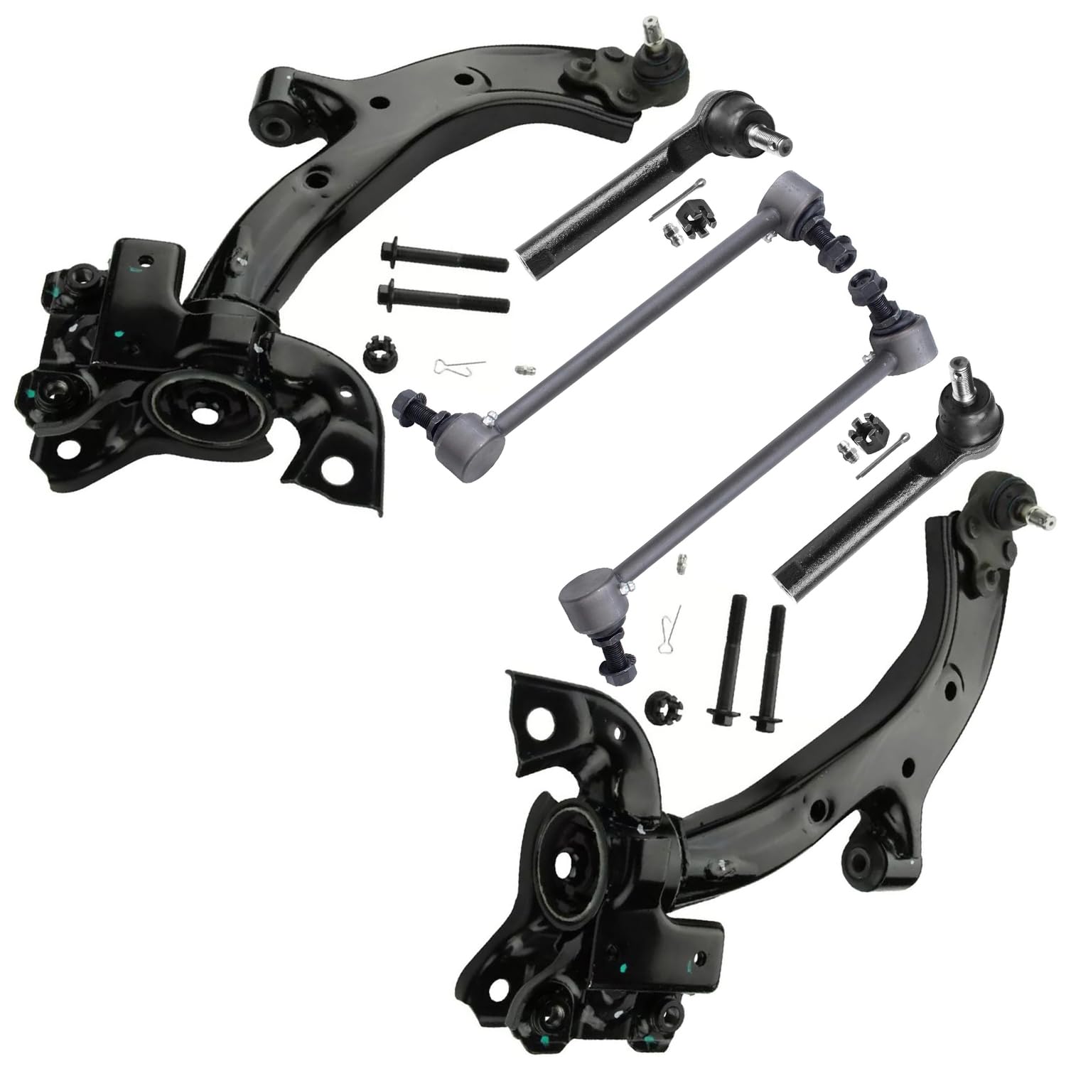 Detroit Axle - 6pc Front End Suspension Kit for 2007-2012 Acura RDX