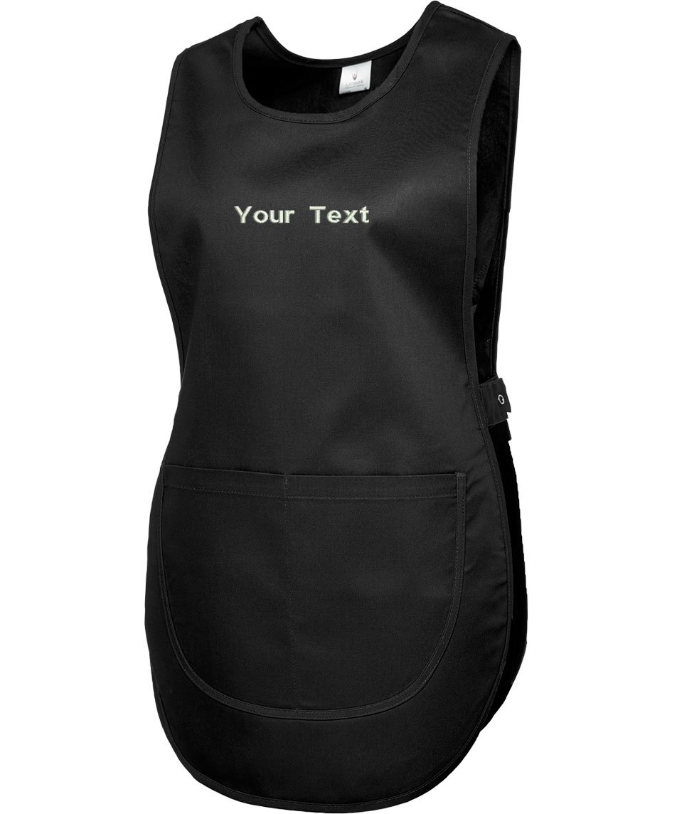 swagwearEmbroidered Tabard Your Text Logo Personalised Workwear Uniform Tabard 4 Colours (S-XL) 920