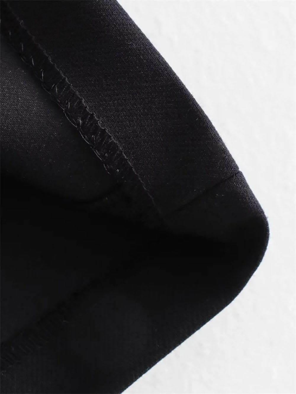 SWEPER Jupe Courte Femme - Mini Jupe Tricotée avec Perles Artificielles pour Femme, Décoration d'hiver, Élégante, Taille Élastique, Douce, Ligne A