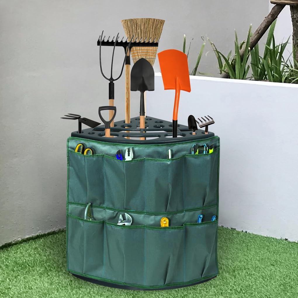 SpringUp Garden Yard Tool Organizer for Garage, with Tool Storage Pouch ...