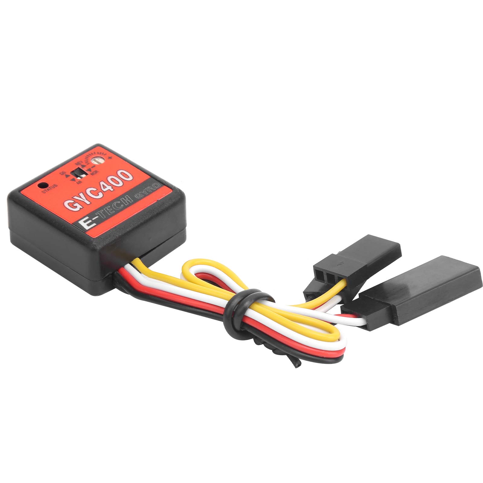 GYC400 Mini RC Gyroscope Moduł dryfowy sterowanie napędem dla zdalnego sterowania modelem samochodu plastikowe czarne 2,3x2.3x1cm lekkie kompaktowe