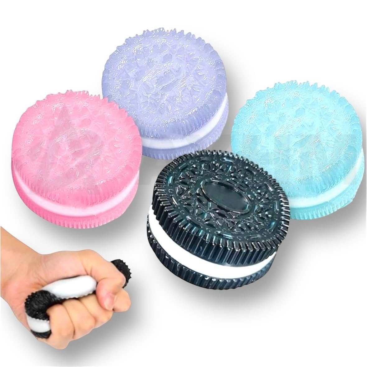 Amazon | 【AYHM】 スクイーズ 4個セット スクイーズ玩具 クッキー