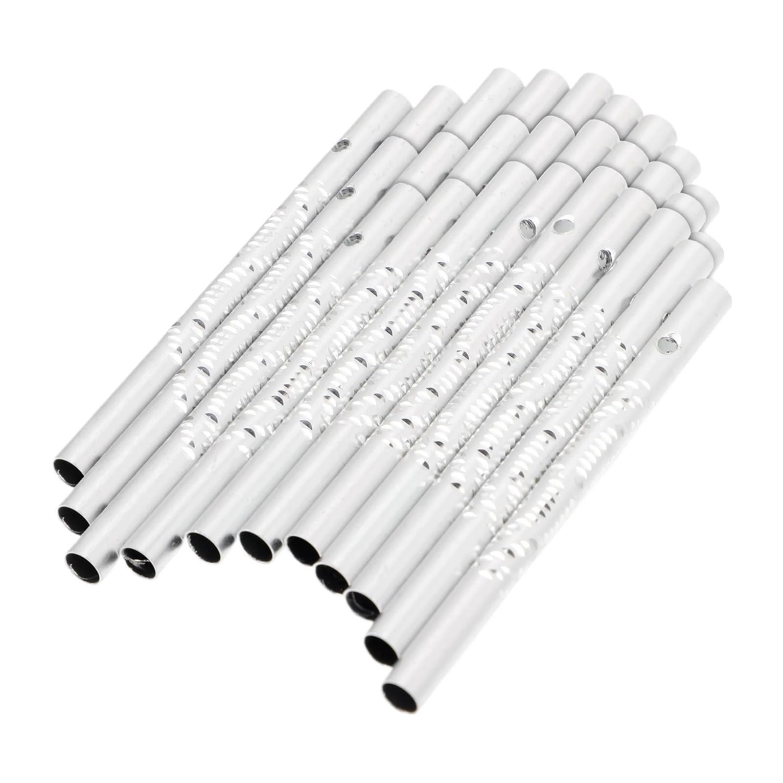 Aluminium Wind Chime Tubes Aluminum Wind Chime Tubes 100pcs Metal Pipe Replacement for DIY Outdoor Decor